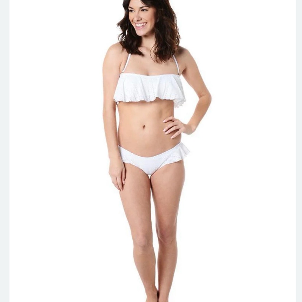 Eberjey Crystal Valley Tutu Bikini Swimsuit Size S
